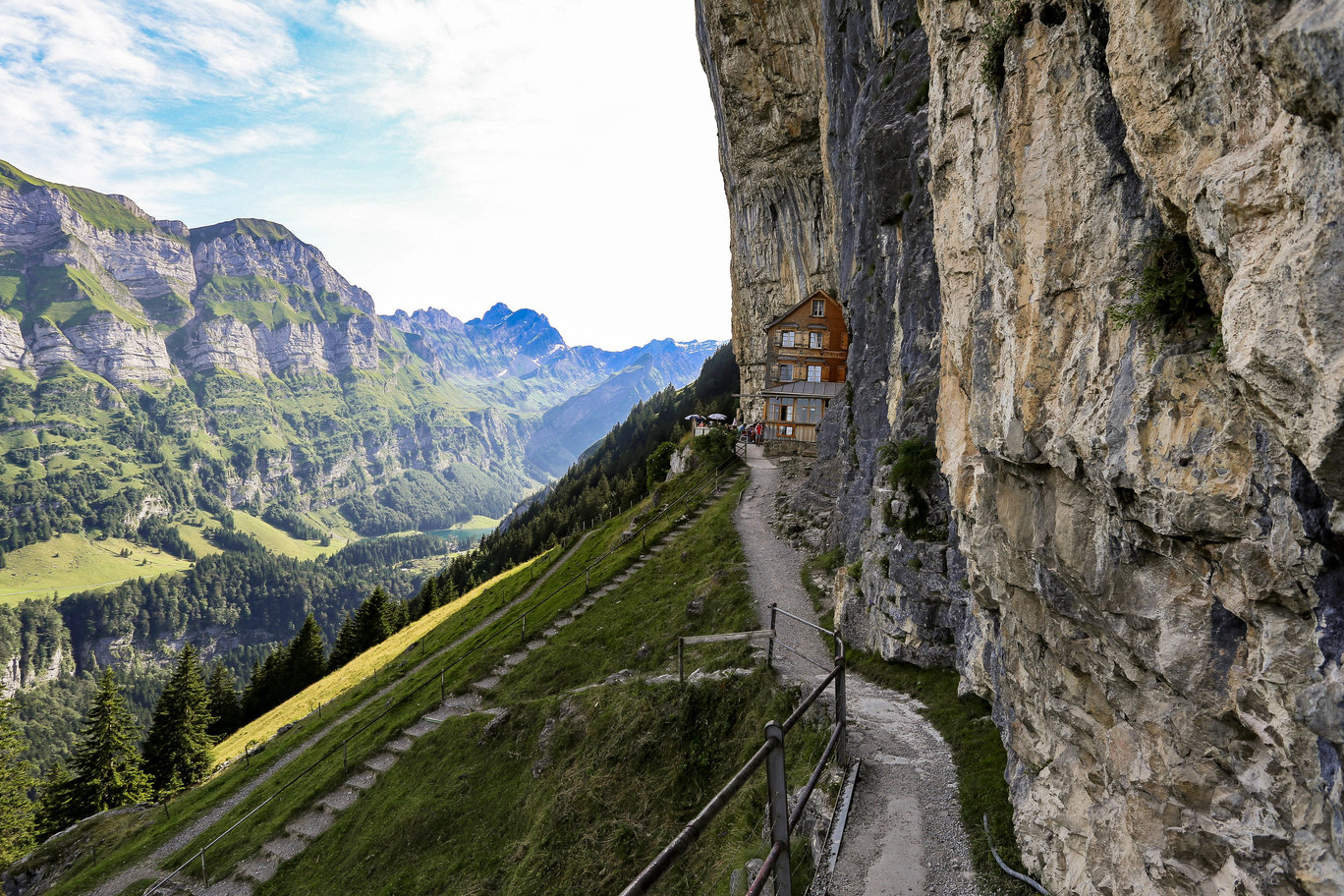Best Places To Visit In Switzerland Berggasthaus Aescher Wildkirchli Zeebalife
